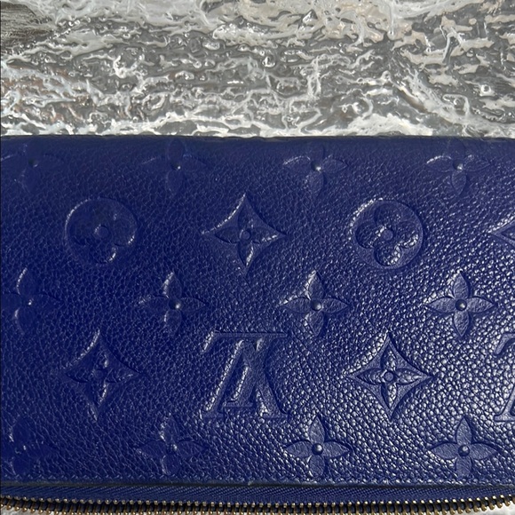 Louis Vuitton Navy Blue Empriente Zipper Long Wallet - Picture 15 of 15